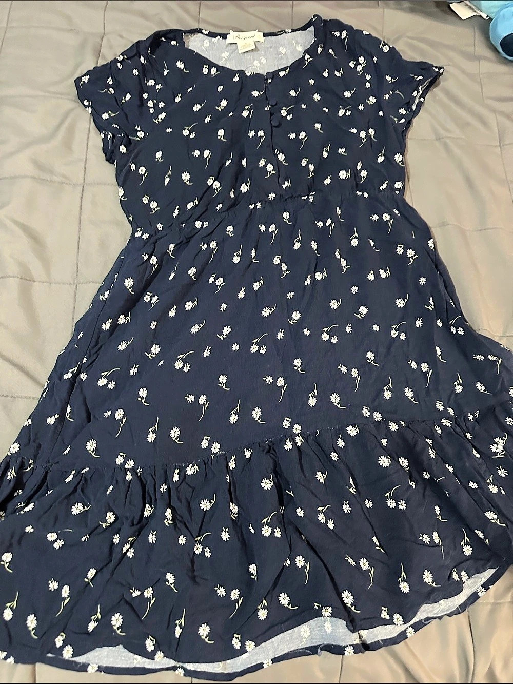 Dress Blue & White XL
